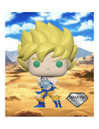 DRAGON BALL Z SUPER SAIYAN GOKU CON KAMEHAMEHA DIAMOND GLITTER  SPECIAL EDITION