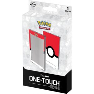 UP - Single 35 Pt ONE-TOUCH Edge - Poké Ball Printed Magnetic Card Holder for Pokémon