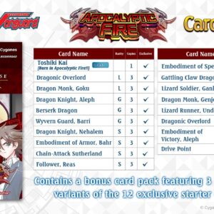 Shadowverse: Evolve Apocalyptic Fire Crossover Starter Deck