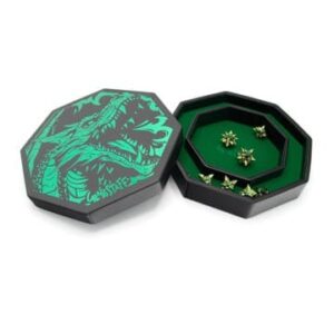 CritStones Arena Dice Tray Green Dragon