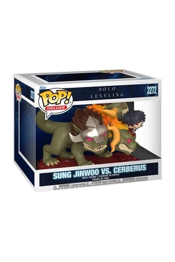 Solo Leveling POP! Deluxe Vinyl Figure Jinwoo Vs Cerberus 9 cm
