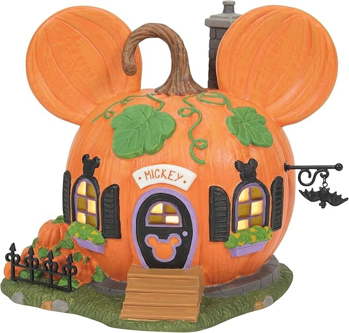 Disney Village By D56 Mickey's Pumpkintown House Disney Village Mickey's Pumpkintown House
