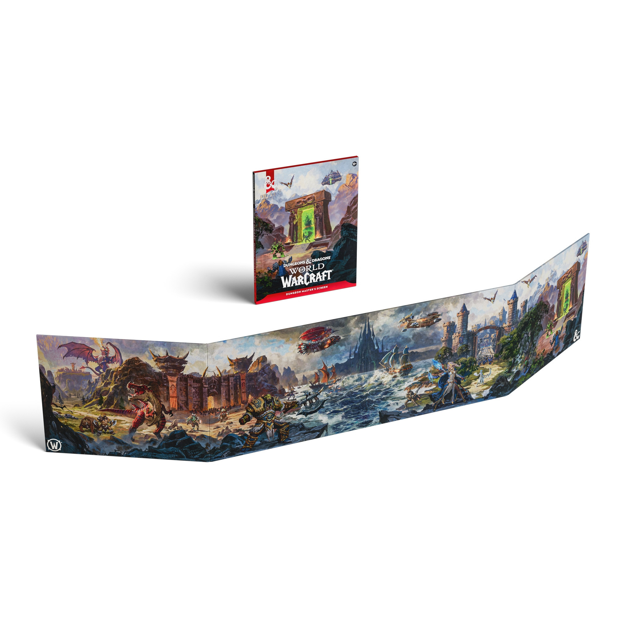 DnD_Golly_DM-Screen_1_standing-w D&D 5.0 - WORLD OF WARCRAFT - DUNGEON MASTER SCREEN - ENG