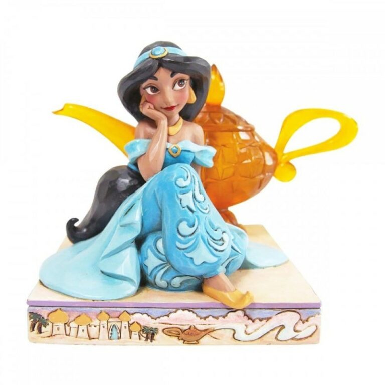 enesco-disney-statuetta-jasmine-by-jim-shore-h135cm-768x768 Disney Traditions Aladdin Jasmine with Genie Lamp Figurine